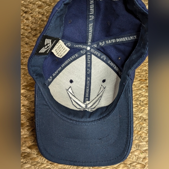 NEW US Air Force The Legend 6 Panel Structured Acrylic Military Baseball Cap Hat - Picture 8 of 8